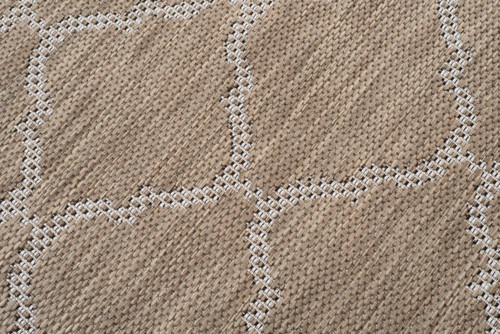 Dywan Zewnętrzny Capri Brązowy Trellis Ramka