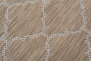 Dywan Zewnętrzny Capri Brązowy Trellis Ramka