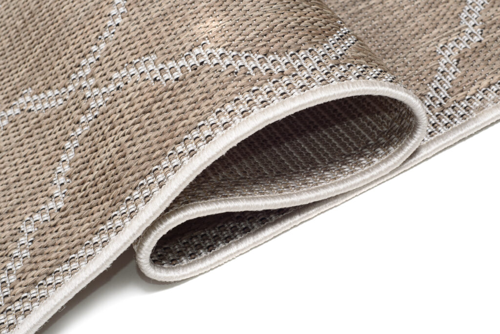 Dywan Zewnętrzny Capri Brązowy Trellis Ramka