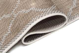 Dywan Zewnętrzny Capri Brązowy Trellis Ramka