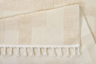 Dywan Zewnętrzny Rio Loop Kremowy Szachownica