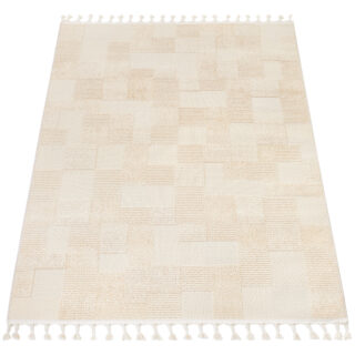 Dywan Zewnętrzny Rio Loop Kremowy Szachownica